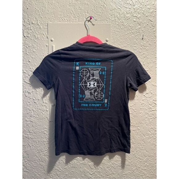Under Armour Kids King Of The Court Shirt Kids Small - Picture 4 of 6
